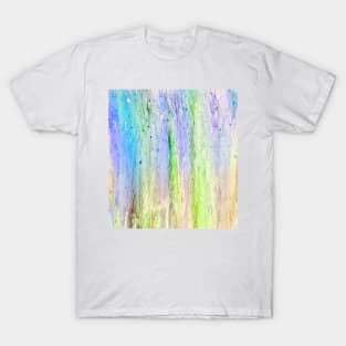 Subtle Striped Multicolor Abstract T-Shirt